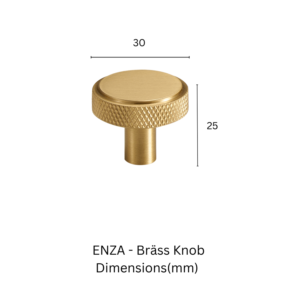 ENZA - Bräss knob