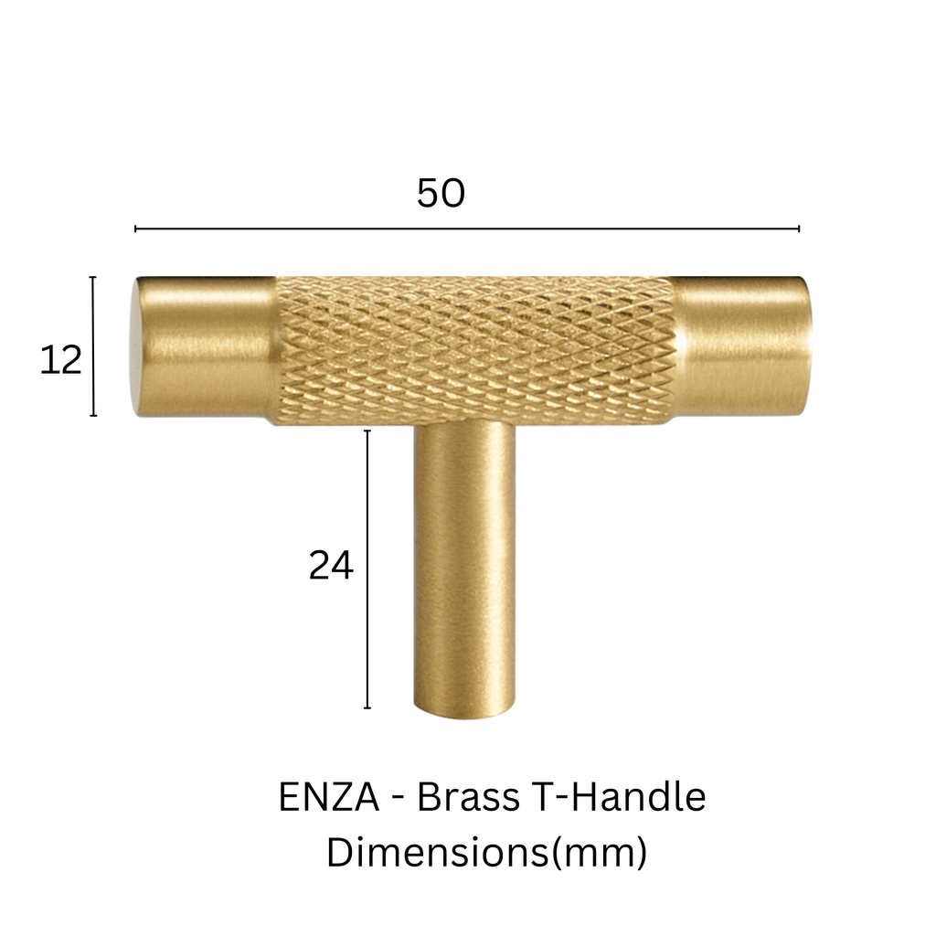 ENZA -Bräss T-knob